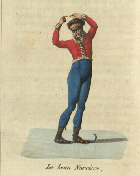 תחריט מתוך המדריך "המחליק האמיתי", Ambroise Tardieu, 1813 